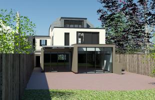 3D Visual of Recent Planning Application submission, Richmond, London